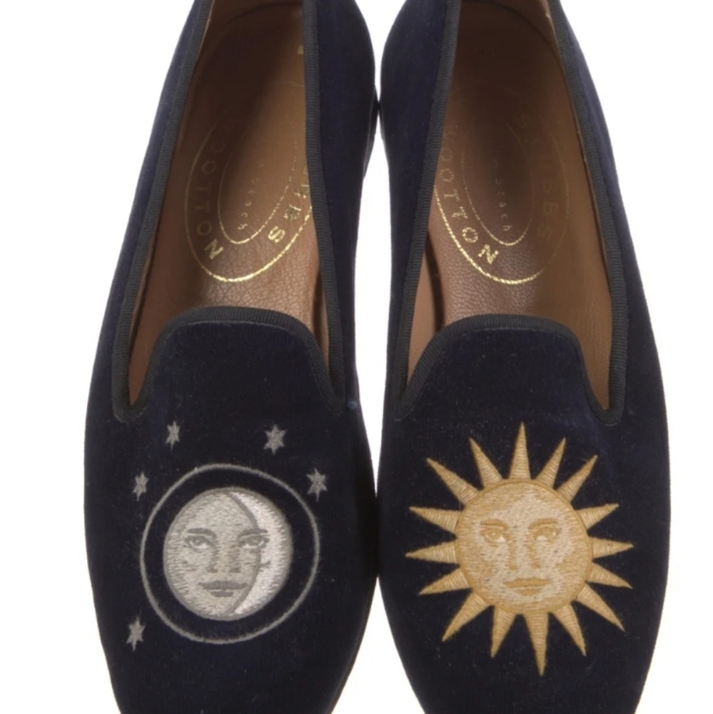Sun and MoonVelvet Loafer